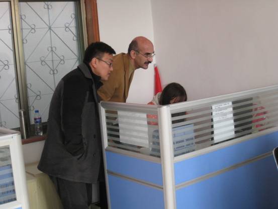 加拿大客商來海數公司組圖（2013年12月）